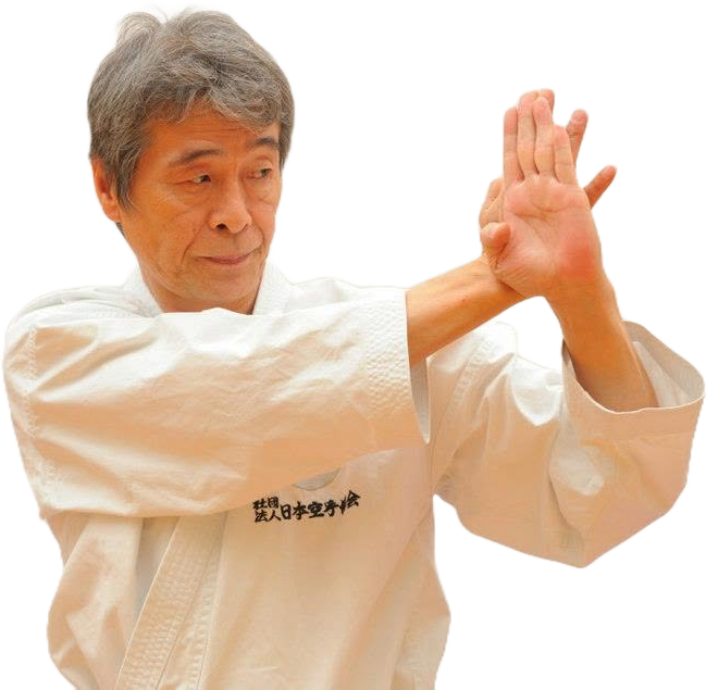 Omura Fujikiyo Shihan demonstrating Awase Uke